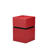 URNE DARK RED METALLIC - Glatte schimmernde Oberfläche