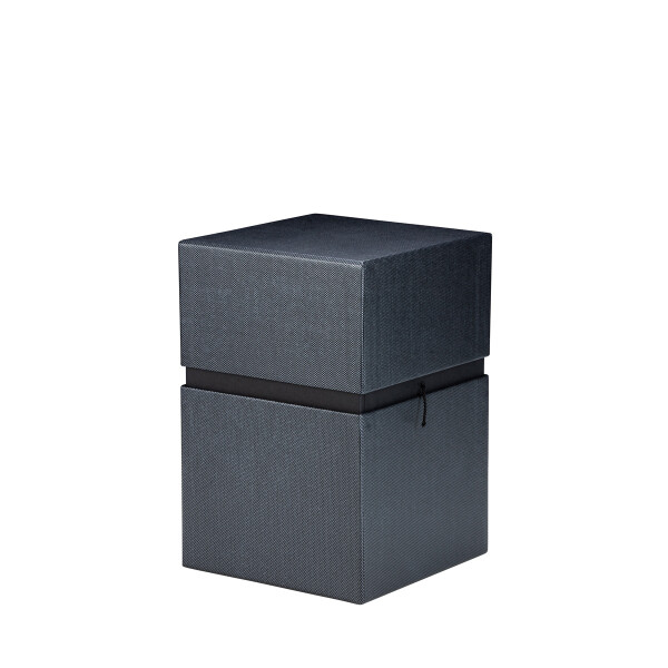 URNE NEW YORK - Silberfarbenes Papier, das durch die Prägung eine edle Zweifarbigkeit erhält