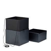 URNE NEW YORK - Silberfarbenes Papier, das durch die...